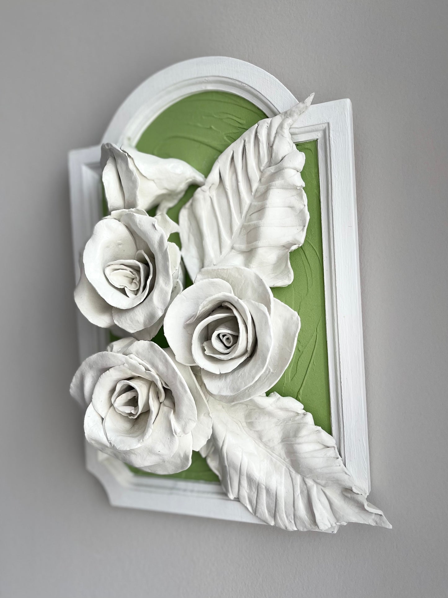 Hothouse Roses Sculpture Painting