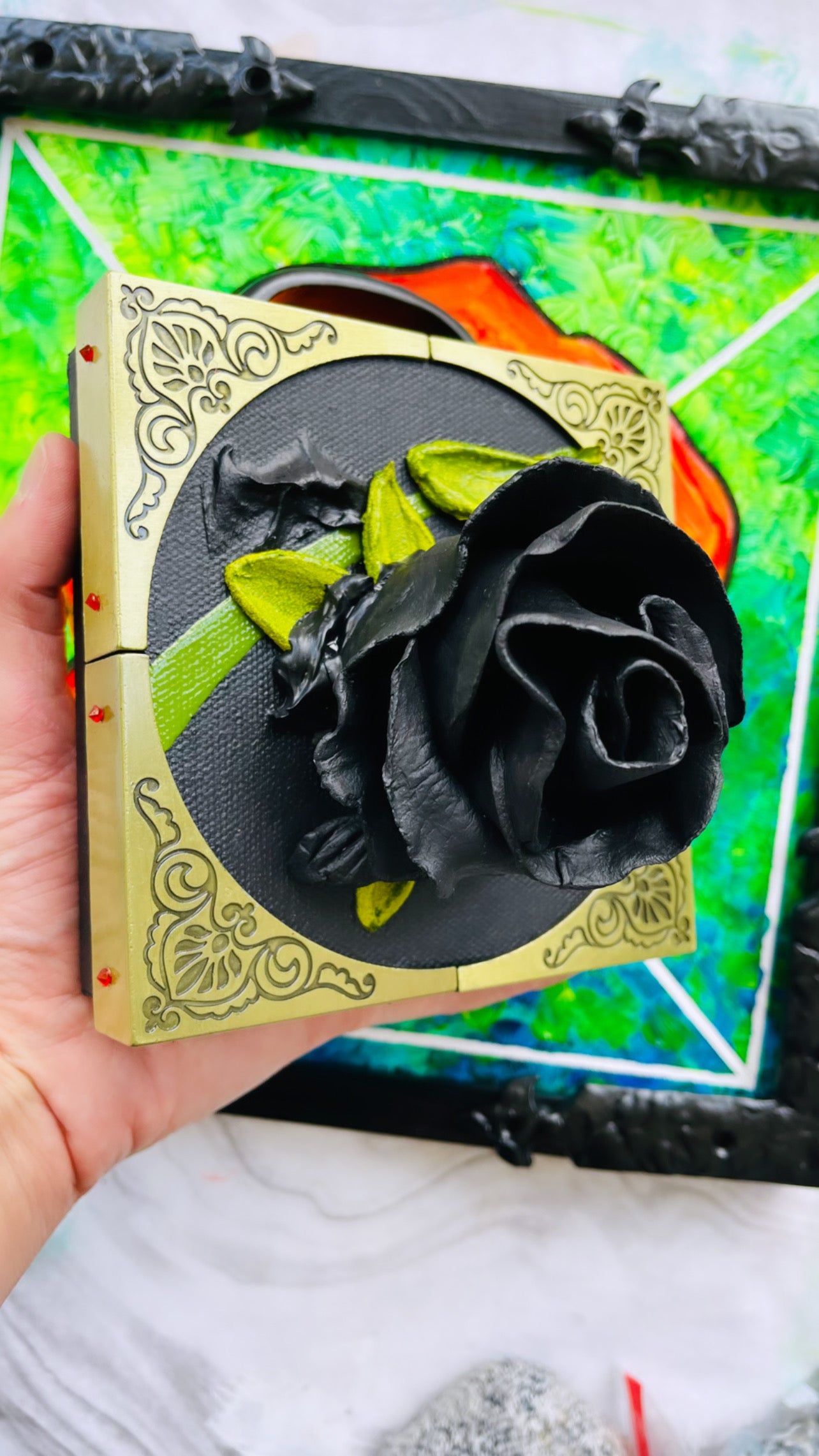 Moira Rose Mini Sculpture Painting