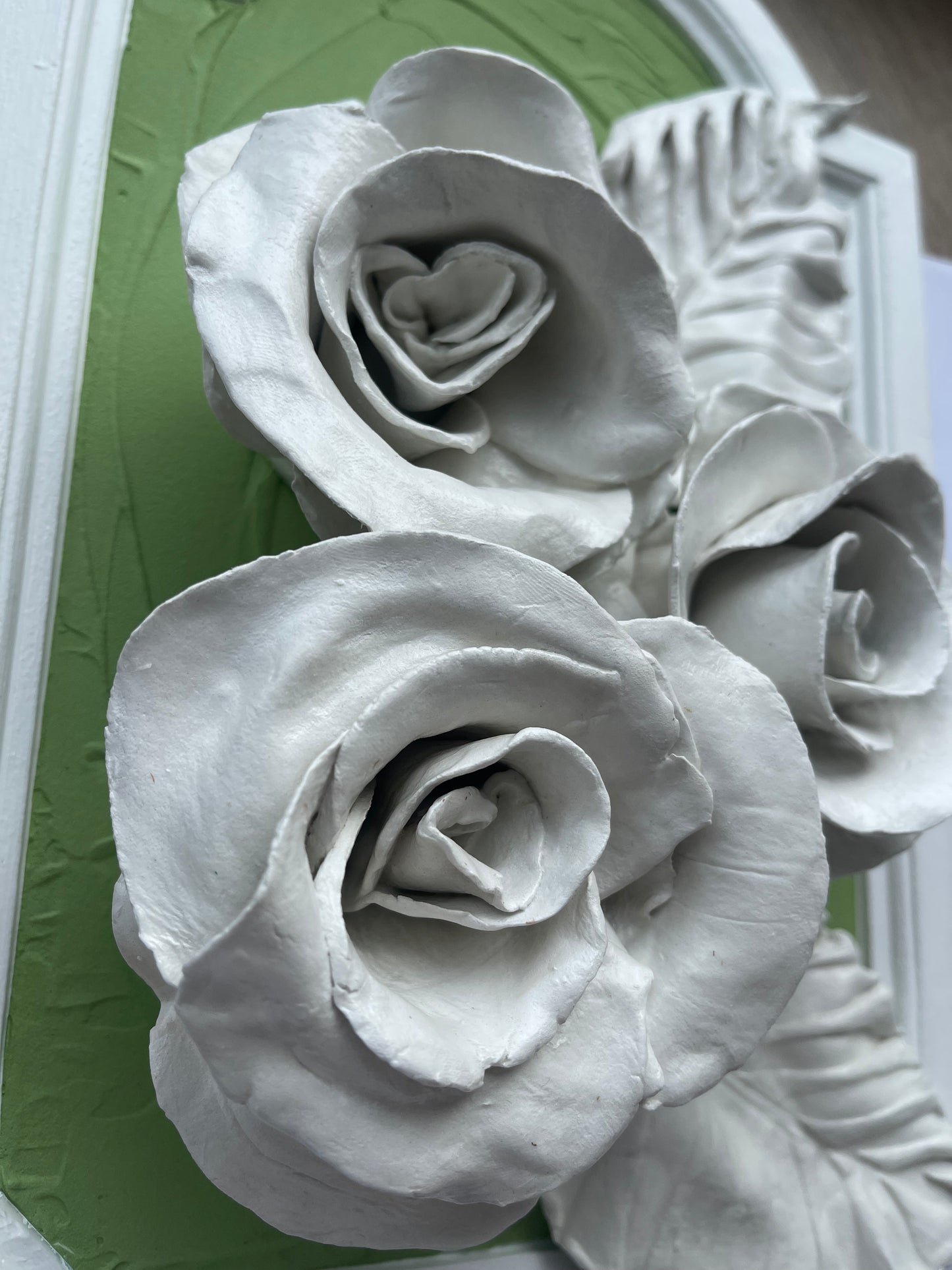 Hothouse Roses Sculpture Painting