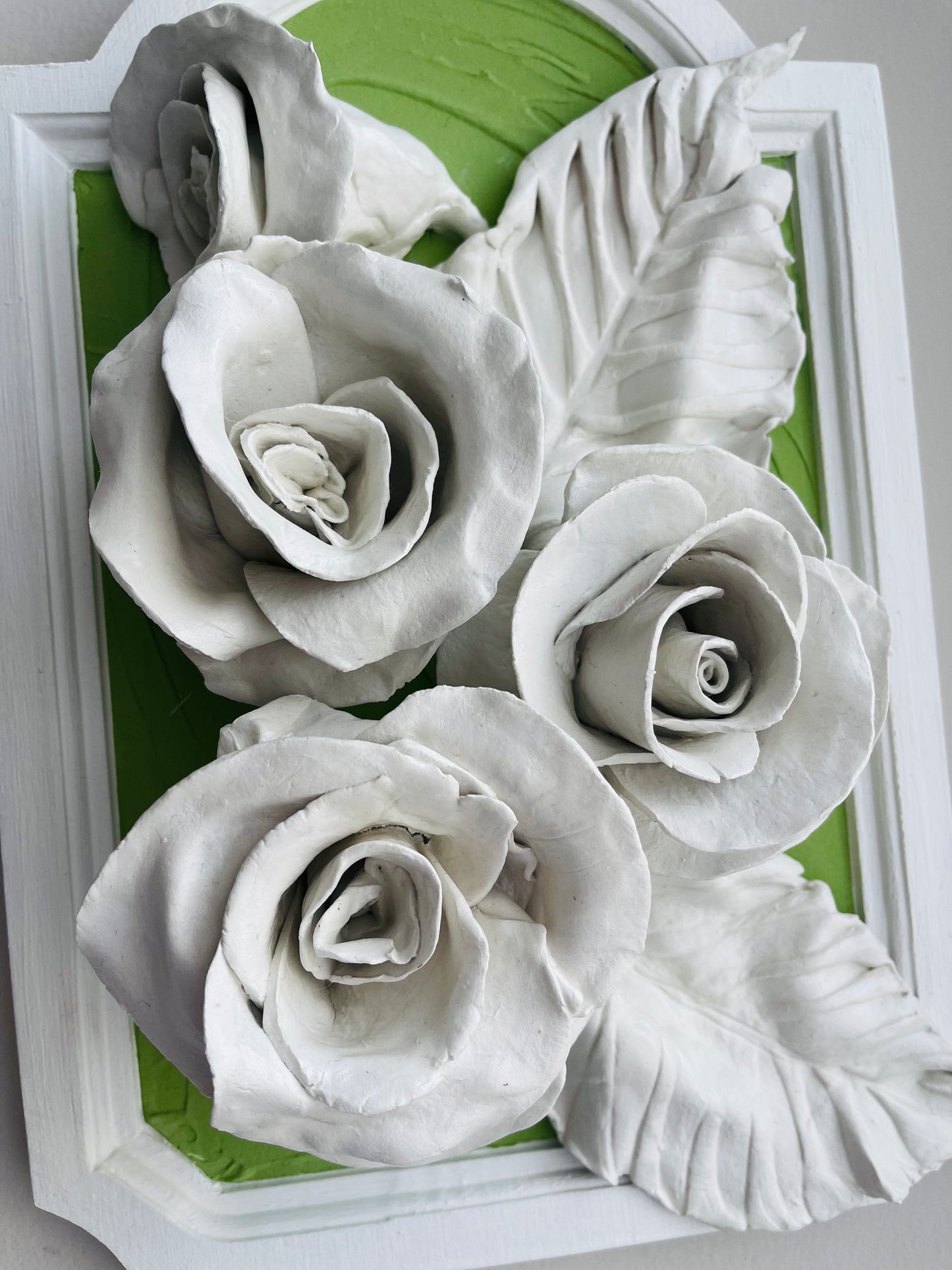 Hothouse Roses Sculpture Painting