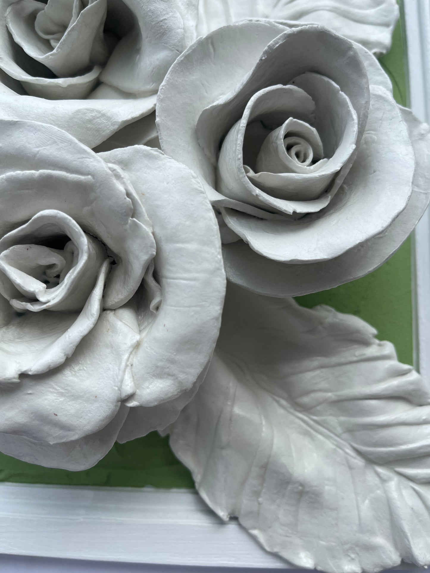 Hothouse Roses Sculpture Painting