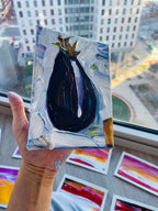 One Eggplant Oil Painting