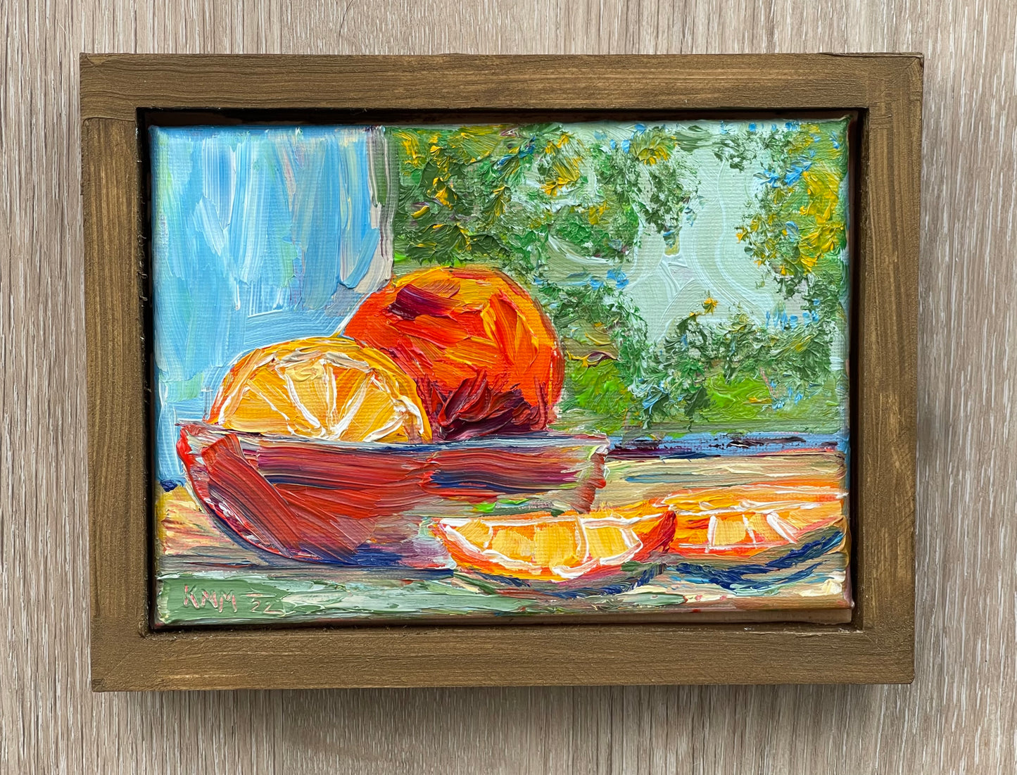 Sunset Oranges Oil Painting