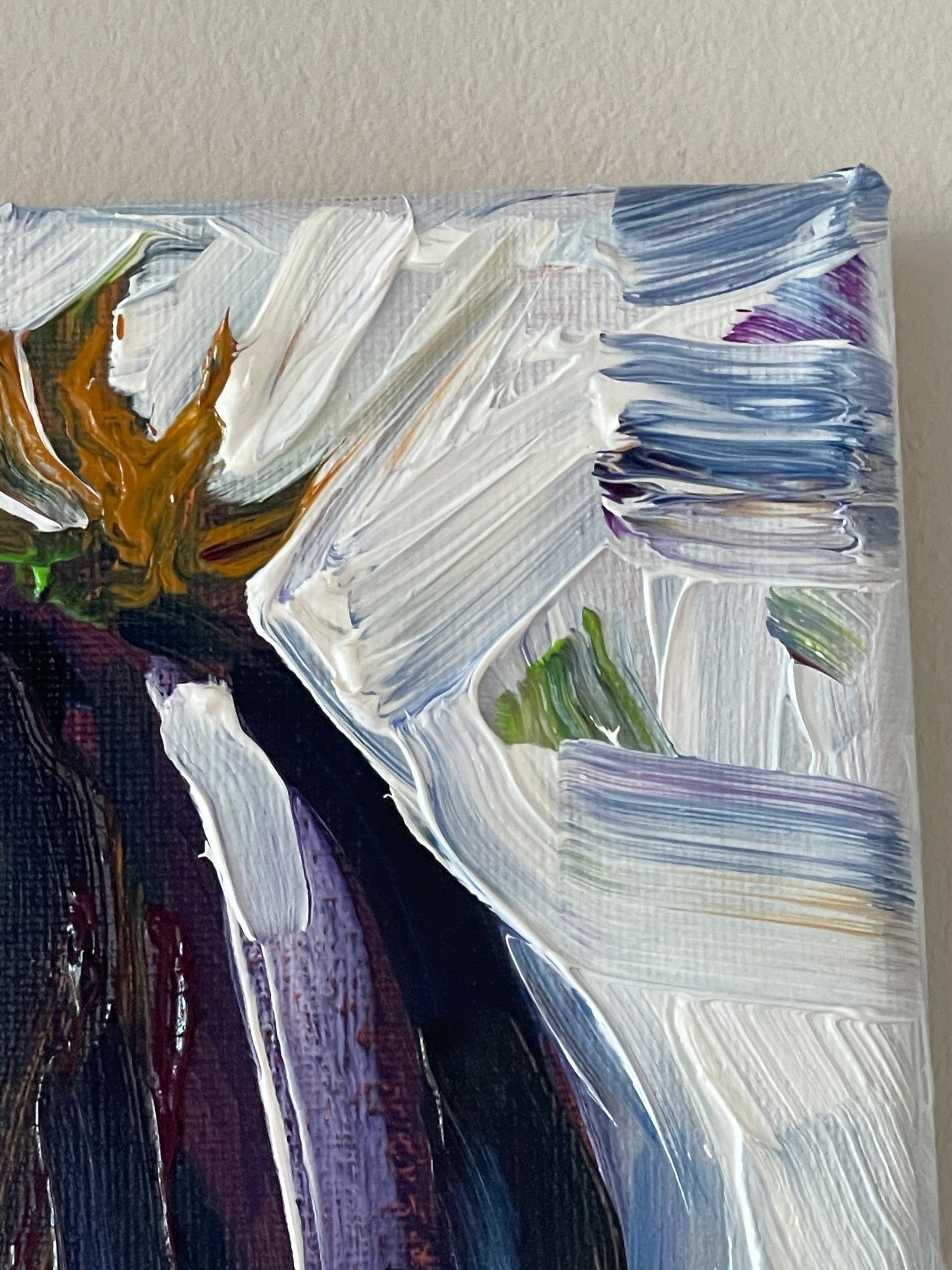 One Eggplant Oil Painting