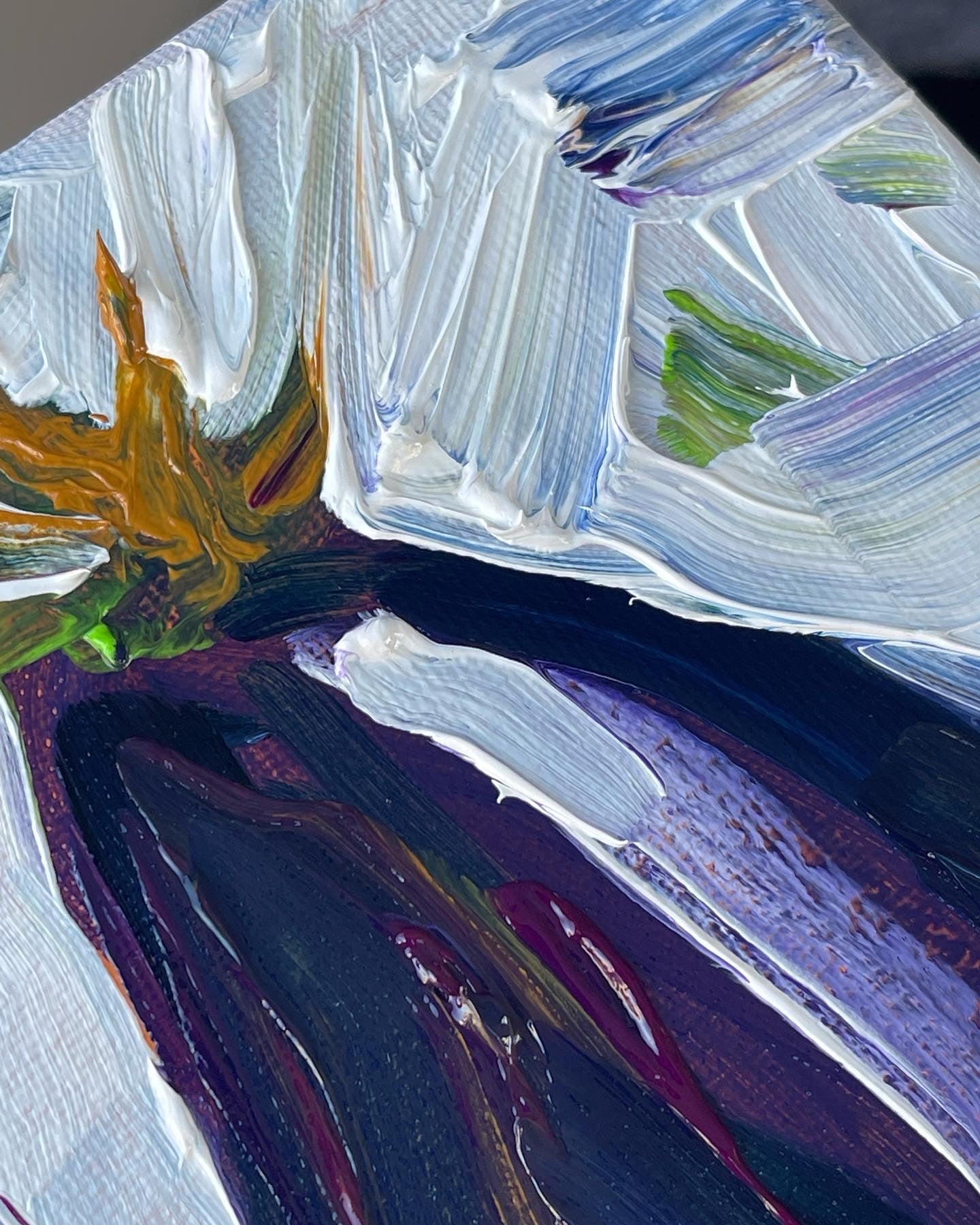 One Eggplant Oil Painting